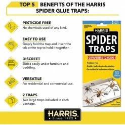 Harris Flea and Tick Killer and Spider Trap Value Pack -Breeze Decor Sales Store white harris insect traps hft 128vp 1f 1000