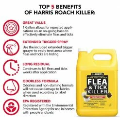 Harris Flea and Tick Killer and Spider Trap Value Pack -Breeze Decor Sales Store white harris insect traps hft 128vp 44 1000