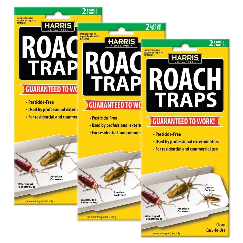 Harris Roach Glue Traps (6-Pack) 1 Harris Roach Glue Traps (6-Pack)